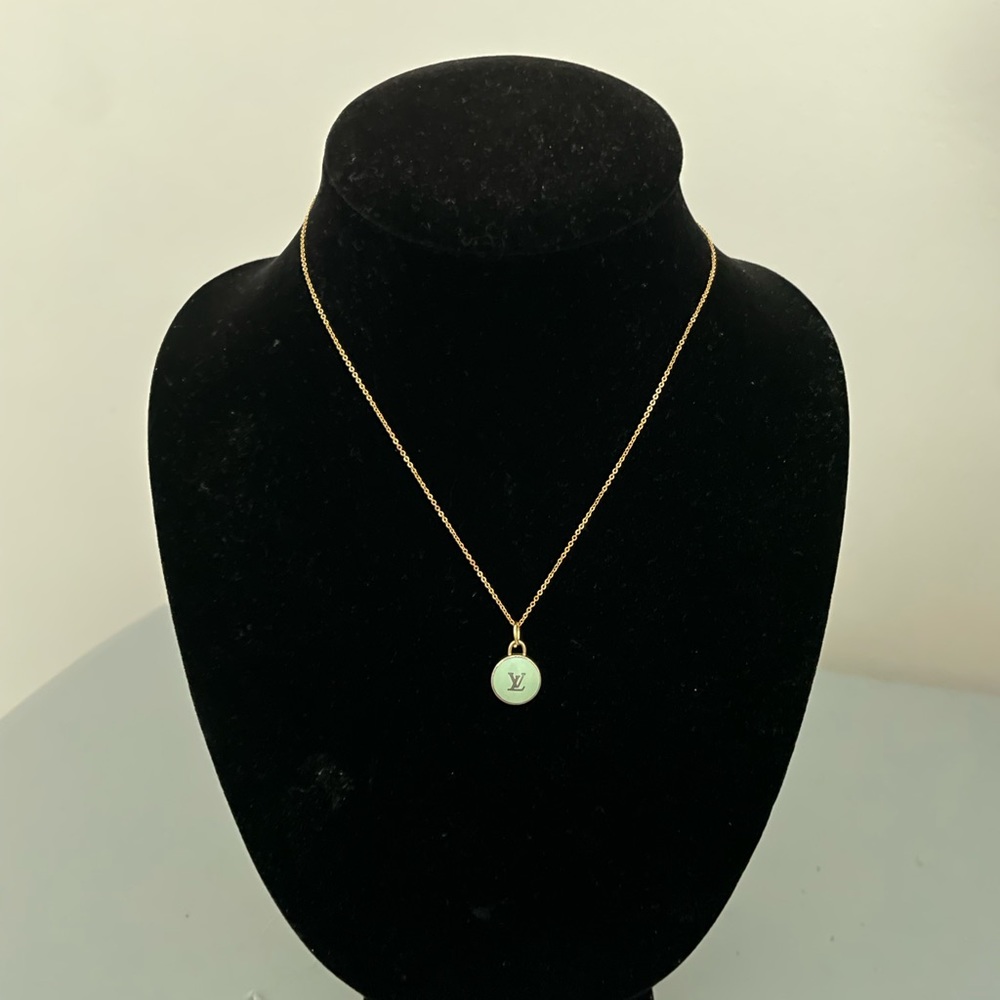 Louis Vuitton Repurposed Pendant Necklace